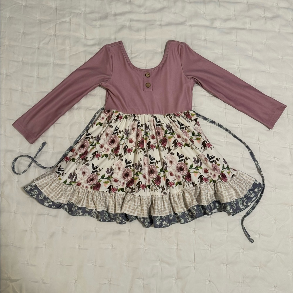 Cheeky Plum Dress, Size 4T